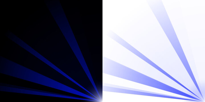 Abstract Blue Light Rays Split Screen Background Graphic Design Element for Digital Media and Technology Presentations