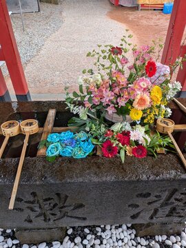 kanazawa神社花手水