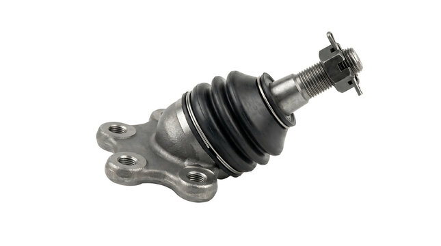 New car suspension ball joint isolated on white background
