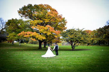 wedding in the park © Michel Cros