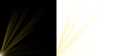 Abstract Comic Book Impact Explosion Graphic and Lens Flare Light Effect for Dynamic Action Design Elements © SimpleDesignStudio