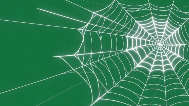 Halloween Spider Web Cobweb Forming Corner Spooky
Animation CGI VFX Green Screen Chroma Key 4K
