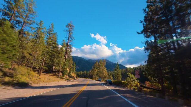 Mount Charleston POV Drive, Nevada, USA