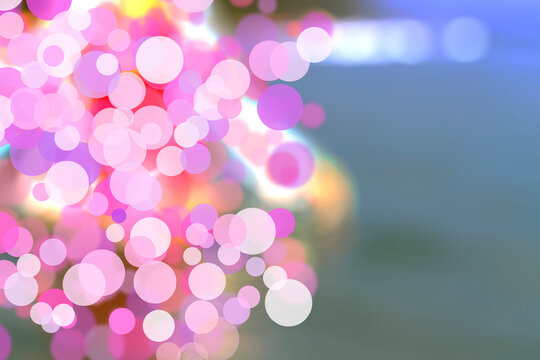 Bokeh blur background and abstract