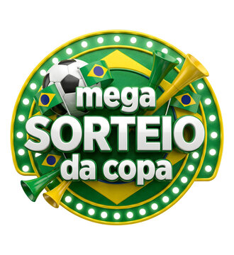 Mega Sorteio da Copa Selo Vintage em 3D para Jogos do Brasil