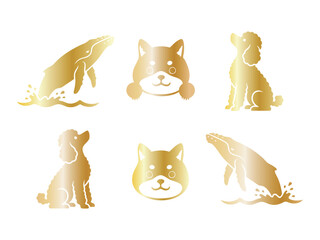 Obraz premium 動物アイコンセット79