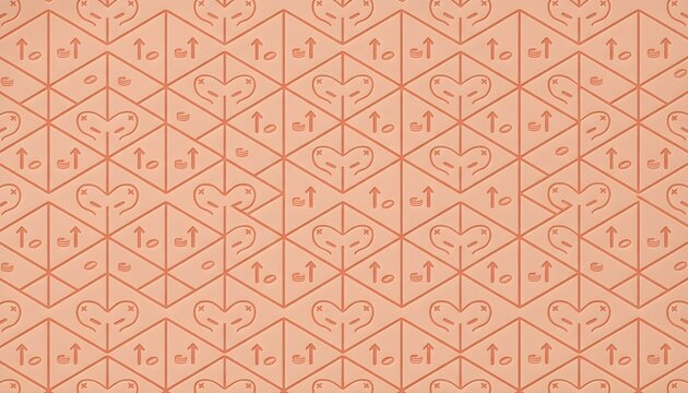 Light Coral Donation Pattern