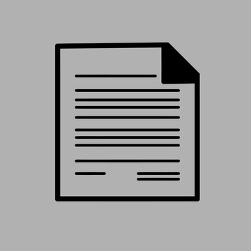 Document symbol represents a standard paper file used for business contracts, legal agreements, and written correspondence.