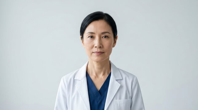 Medical Woman in White Lab Coat Healthcare Professional