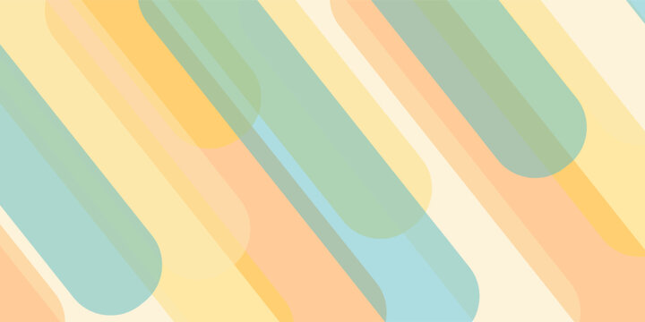 Pastel Diagonal Rounded Stripes Abstract Background
