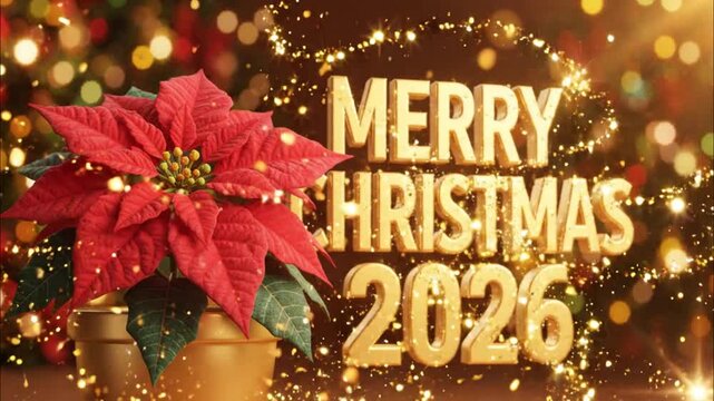 Merry Christmas 2026 Holiday Greeting Card 4.
