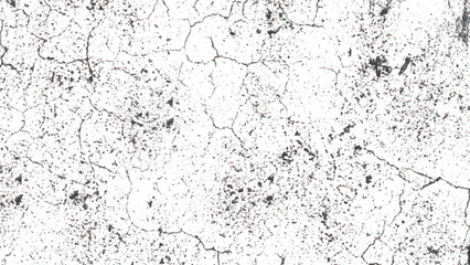 Fototapeta premium close up cracked concrete texture with irregular dark lines and weathered white surface showing aged distressed material pattern