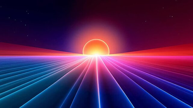 Digital abstract lens flare background