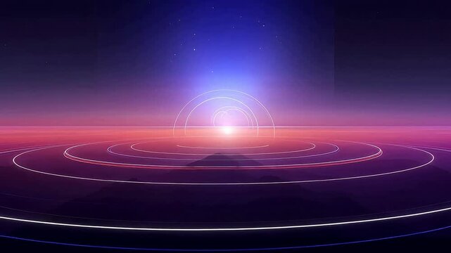 Digital abstract lens flare background