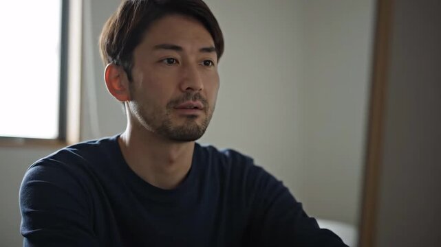 薄毛の悩みを抱える中年男性（頭皮環境・コンプレックス・AGA治療）