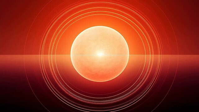 Digital abstract lens flare background