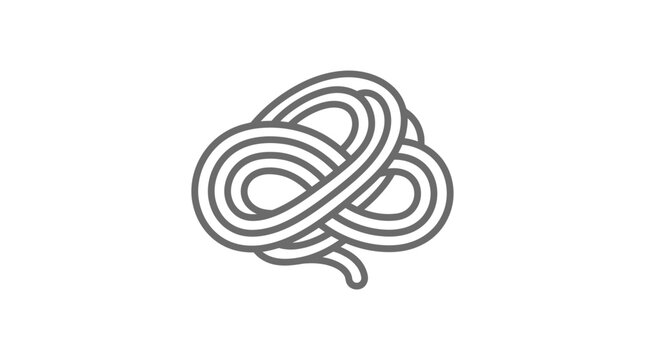 Coiled Spanish churro pastry spiral with ridged texture.