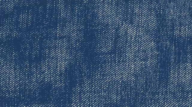 Abstract dynamic color background with moving realistic denim texture, blue wall. The texture of the loop for the video.