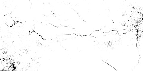 Fototapeta premium Cracked white background texture with black grunge effects and distressed details for design