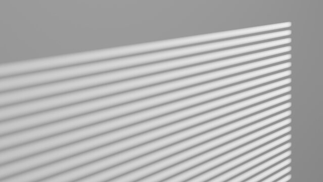 Stripped window blinds shadow overlay template. Lines gobo light effect background.