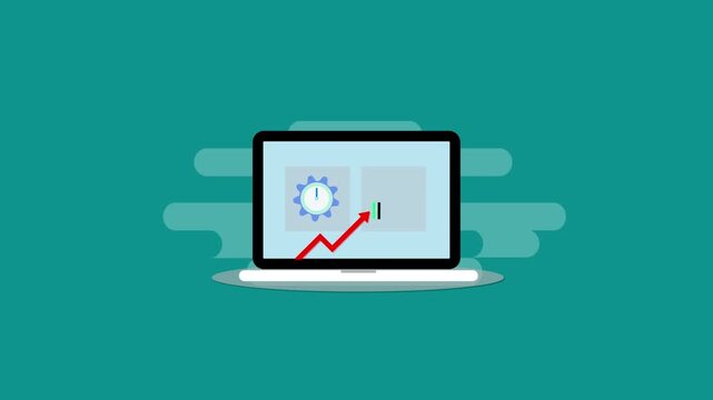 Internet Marketing SEO Animation Transparent Vector Motion Graphics Loop