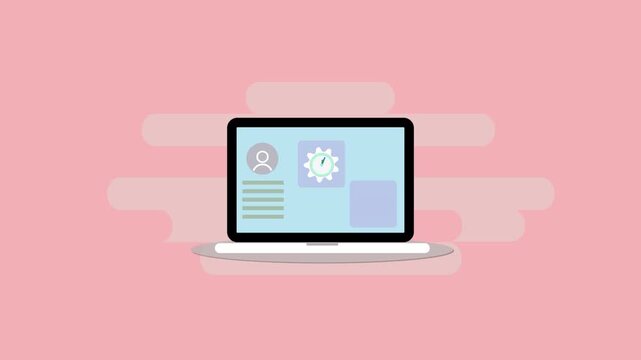 Internet Marketing SEO Animation Transparent Vector Motion Graphics Loop