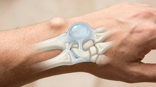 Hand Knuckle Joint Arthritis Inflammation Pain Highlighted Medical