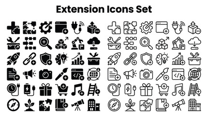 Obraz premium Face ID Icons Set for User Interface Design Elements
