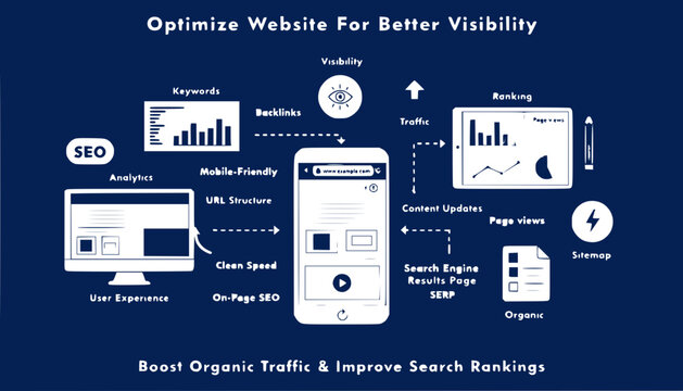 SEO Optimization for Website Visibility and Organic Traffic Growth