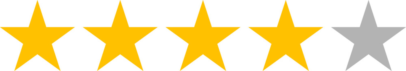Obraz premium Star rating icons