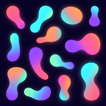 Smooth Colorful Liquid Forms