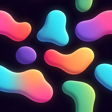 Smooth Colorful Liquid Forms
