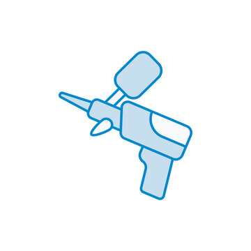 Automotive Paint Spray Gun Icon