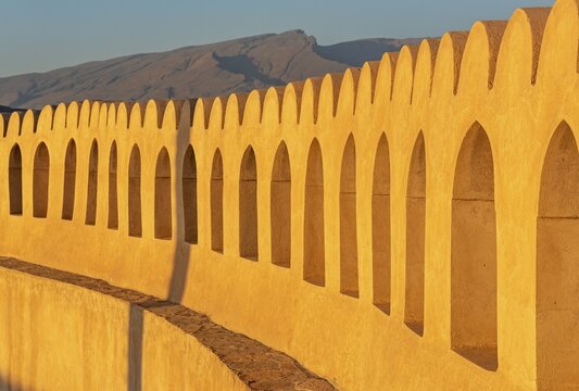 Nizwa Fort walls, Oman