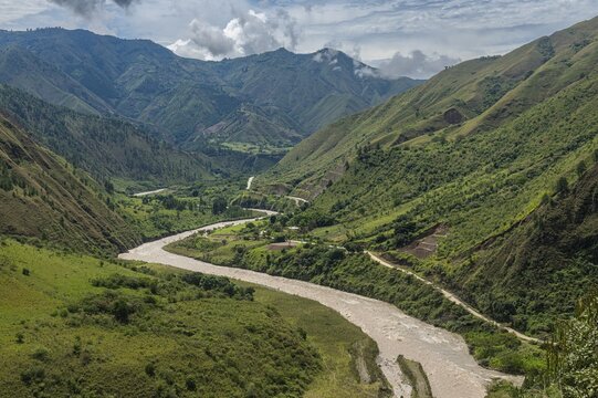 Paez river, Unesco world heritage site, Tierradentro, Colombia