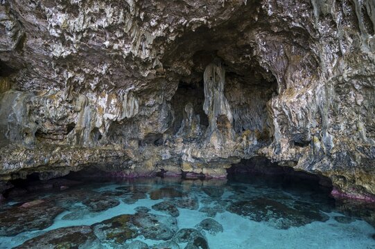 Avaiki rock tide pools, South Pacific, Niue