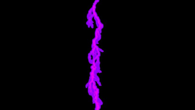 13_Lightning Purple Single Vertical - Black Background Screen Blend Overlay