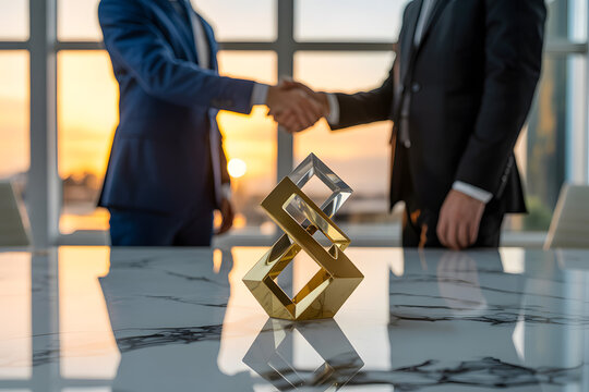 Strategic Business Partnership Agreement Fostering Corporate Executive Collaboration Celebrating Alliance Milestones And Honoring Outstanding Leadership Achievement Globally