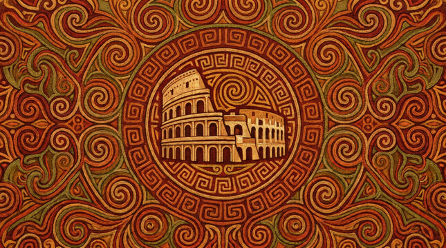 Colosseum, Italy A symbol of the glory of the Roman Empire in Rome, which was once the arena for historic gladiatorial fights