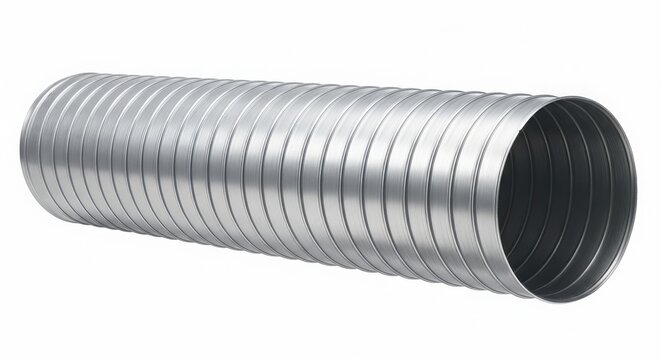 Flexible aluminum dryer vent hose for ventilation systems