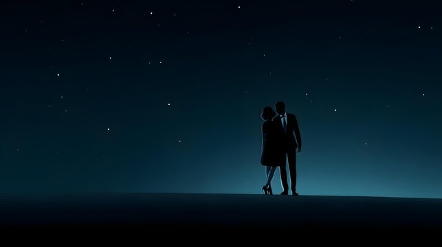 couple kissing against pink gradient background with dreamy soft focus effect
