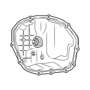 Automotive Drivetrain Component Illustration
