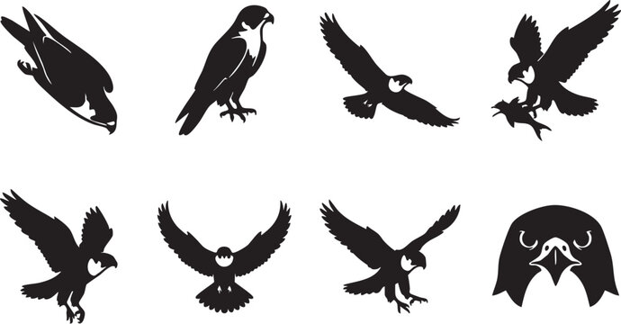 Various vector crocodile illustrations in different poses and styles, showcasing a range of designs and graphics, black silhouettes on white background.