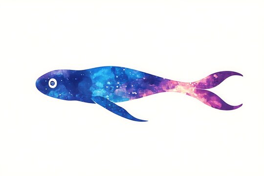 Celestial fish in deep space