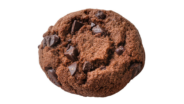 Double chocolate chip cookie with dark chocolate chunks