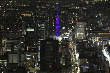 愛知県 名古屋市のミッドランドスクエア～スカイプロムナード（夜景） © Via Nova