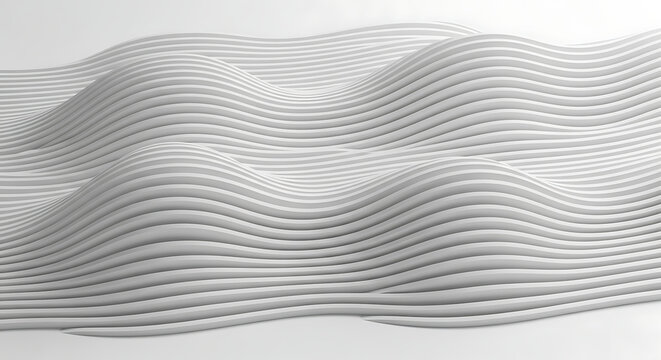 Monochromatic abstract background featuring smooth wavy parallel lines in a fluid design abstract background monochromatic minimalist artistic structure backdrop aesthetic
