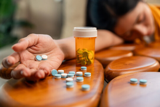 The woman was experiencing stress and depression and took pills to commit suicide.