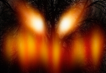 Scary Jack O'Lantern halloween pumpkin © muratart