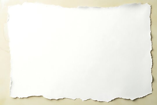 A crumpled white paper edge against a plain background